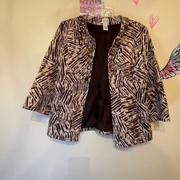 Women's Chico's Stone Embellished Blazer - Picture 1 of 7